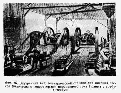 Внутренний вид электрической станции